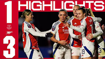 RUSSO AT THE DOUBLE! | HIGHLIGHTS | Everton 1-3 Arsenal | WSL background