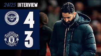 Ruben Amorim & Mason Mount React To Brentford Defeat background