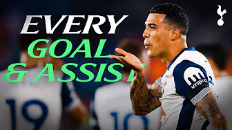 All of Pedro Porro’s goals and assists from 2024/25! background