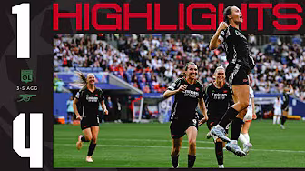 UWCL FINALISTS! 🤩 | HIGHLIGHTS | Lyon vs Arsenal (1-4, 3-5 on agg) | Mariona, Russo, Foord