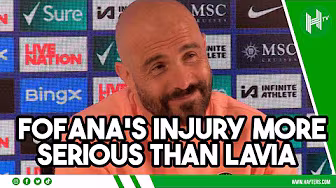 Lavia and Fofana BOTH have MUSCLE injuries | Enzo Maresca pre Brentford background