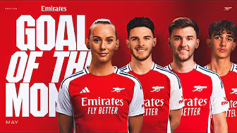 INCREDIBLE GOALS! | Vote for May's Emirates Goal of the Month | Rice, Dowman, Blackstenius & More!