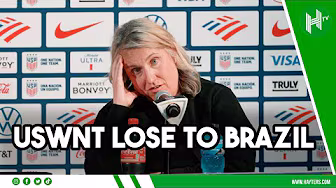 I want to put players in the FRYING PAN | Emma Hayes | USA 1-2 Brazil background