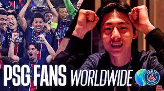 La finale de Ligue des Champions à travers le monde entier 🌎❤️💙