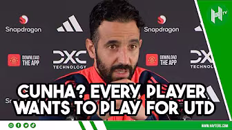 Cunha? EVERY player wants to play for Manchester United | Ruben Amorim backdrop