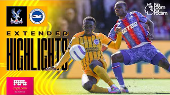 EXTENDED HIGHLIGHTS | Crystal Palace v Brighton | Premier League backdrop