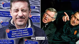 "I told Sir Alex Ferguson to..." | Gary Neville answers 50 QUESTIONS for his 50TH BIRTHDAY! background
