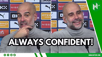 I'm ALWAYS confident! I'm a MASTER! Pep Guardiola after City drop more points