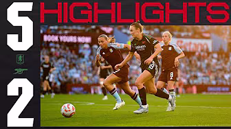 HIGHLIGHTS | Aston Villa vs Arsenal (5-2) | WSL