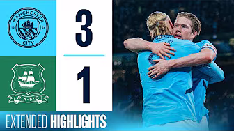 Extended Highlights | Man City 3-1 Plymouth | O'Reilly brace & De Bruyne goal into FA Cup Quarters!