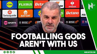 Footballing Gods AREN'T ON OUR SIDE | Ange Postecoglou | Tottenham 1-1 Frankfurt