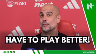 I NEVER BLAME a player! Pep Guardiola reacts to another City loss background