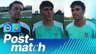 POST-MATCH | Hurzeler, O'Riley & Mackley | Brighton v Las Palmas background