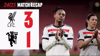 Defeat At Anfield | Liverpool v Man Utd WSL Highlights