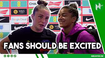 We are FEARLESS! Fans should BE EXCITED | England Women | Ella Toone & Jess Carter
