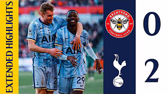 Brenford 0-2 Tottenham Hotspur | Premier League Extended Highlights background