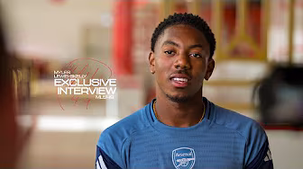 'I WANT A LEGACY HERE!' | Myles Lewis-Skelly on his new Arsenal contract | Interview background