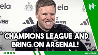 Champions League & BRING ON Arsenal! | Eddie Howe | Newcastle 2-0 Chelsea background