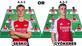 HOW Arsenal should lineup next season (2025/2026) with transfers | Benjamin Sesko or Victor Gyökeres background