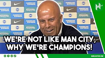 City closed their EYES & were 4-0 up! Slot on why Liverpool are champions | Brighton 3-2 Liverpool background