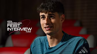 FIRST INTERVIEW | Kepa Arrizabalaga joins The Arsenal | 💬 "I'm here to win!" backdrop