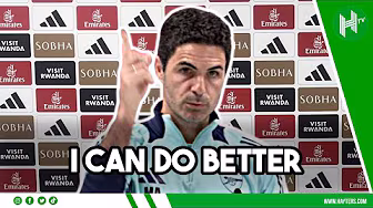 I can do BETTER | Mikel Arteta | Southampton v Arsenal EMBARGO Part 2 background