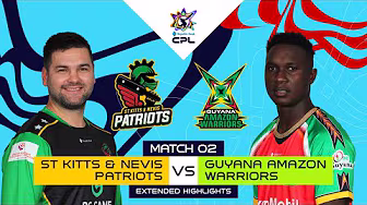 Extended Highlights | St Kitts and Nevis Patriots vs Guyana Amazon Warriors | CPL 2025