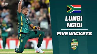 Ngidi rips through Aussie middle order in Mackay