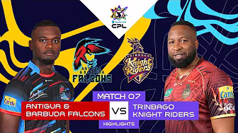 Highlights | Antigua And Barbuda Falcons vs. Trinbago Knight Riders | CPL 2025