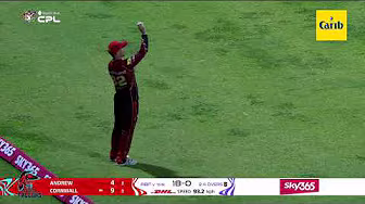 Munro Takes BRILLIANT Boundary catch to Dismiss Cornwall! | CPL 2025 background