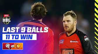 FINAL BALL DRAMA! Agar & Finch Battle In Big Bash Classic | #BBL06