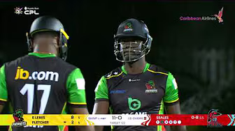 Andre Fletcher SMASHES Huge Six Out the Ground! | CPL 2025 background