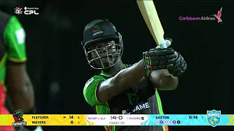 Andre Fletcher Hits HUGE Six! | CPL 2025 background