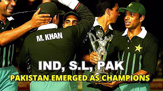 Pakistan Emerged As champions After Complete Domination | India, Pakistan & Sri Lanka Pepsi Cup 1999 background