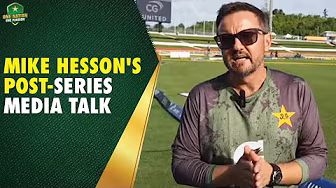 Head coach Mike Hesson's post-series media talk | Pakistan vs West Indies, 3rd ODI | PCB | MA2A backdrop