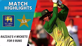 Abdul Razzaq’s 4 Wickets for 0 Runs | Pakistan Shattering Sri Lanka’s Chase and Forcing Tie