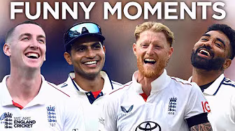 Funniest Cricket Moments From England vs India 2025 Test Series | Don't Laugh! background