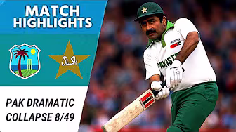Pakistan Collapsed Dramatically Losing 8 Wickets For Just 49 Runs | Brian Lara’s Dazzling Century