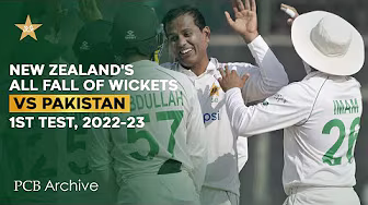 PCB Archive - New Zealand's Fall of Wickets | PAK vs NZ 1st Test 2022-23 | MZ2A