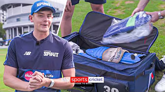 What's INSIDE Jamie Smith's bag at The Hundred? 👀 background