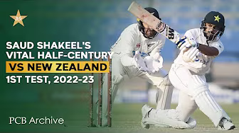 PCB Archive - Saud Shakeel's Vital Half-Century With 5️⃣5️⃣ Runs | PAK vs NZ 1st Test 2022-23 | MZ2A