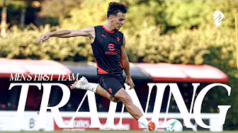 Jashari in campo! Il suo primo allenamento a Milanello background