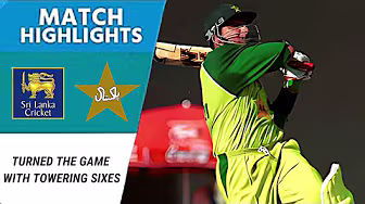 Afridi’s Explosive Knock Turned The Game With Five Towering Sixes | Shabbir Ripped Through Sri Lanka background