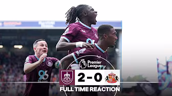 Clarets Stun Sunderland In Huge Home Win | FULL TIME REACTION | Burnley 2-0 Sunderland