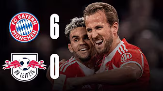 Kane Hattrick & Offensive Fireworks | FC Bayern - RB Leipzig | Highlights & Interviews | Bundesliga backdrop