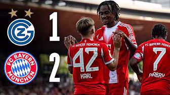 Karl und Kusi-Asare rock the final test match! | GC Zurich vs. FC Bayern 1-2 | Highlights