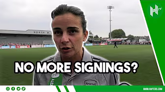 I am HAPPY with Arsenal squad | Renee Slegers | Arsenal 3-4 Tottenham background