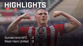 Black Cats Put Three Past Hammers | Sunderland AFC 3 - 0 West Ham United | Premier League Highlights backdrop