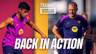 NON-STOP WORK TO GET IN SHAPE | FC Barcelona Training Session 🔵🔴 background