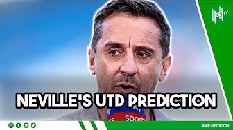My gut feeling is 7th or 8th | Gary Neville predicts Man United's place background